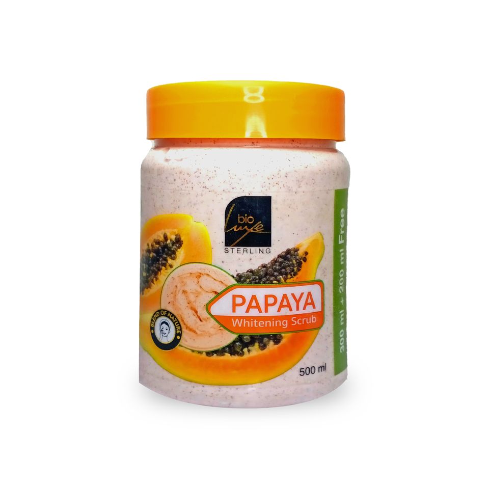 Bio Luxe Papaya Whitening Scrub 500ML